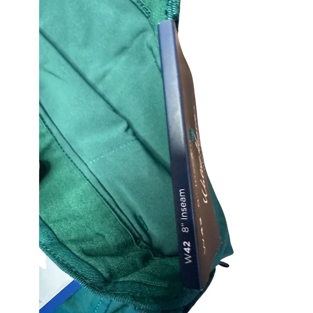 Walter Hagen Clubhouse Chino Shorts Mens 42 Dark Green 8in Inseam‎ MGA14213 NEW